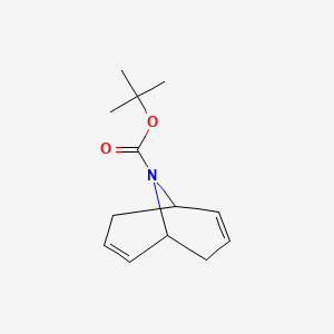molecular formula C13H19NO2 B8007159 Tert-butyl9-azabicyclo[3.3.1]nona-2,6-diene-9-carboxylate 