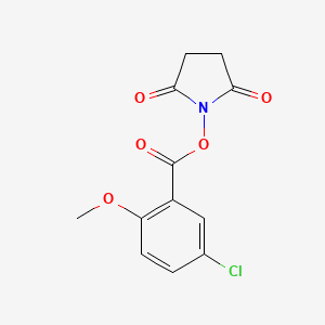 5-Chloro-2-methoxy-benzoic acid 2,5-dioxo-pyrrolidin-1-yl ester