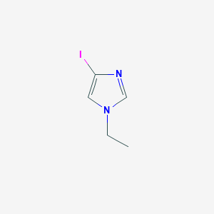 molecular formula C5H7IN2 B8007262 1-Ethyl-4-iodo-1H-imidazole 