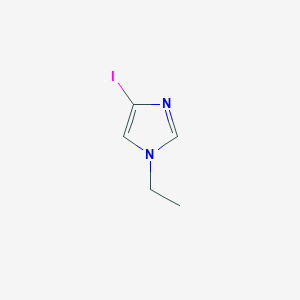 molecular formula C5H7IN2 B8007262 1-乙基-4-碘-1H-咪唑 