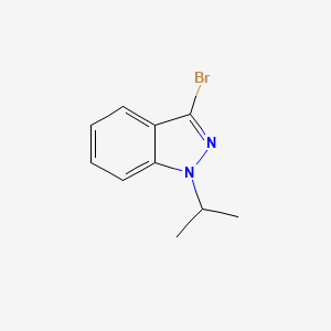 molecular formula C10H11BrN2 B8007279 3-Bromo-1-isopropyl-1H-indazole 