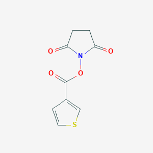 molecular formula C9H7NO4S B8007299 2,5-二氧代吡咯烷-1-基噻吩-3-羧酸酯 