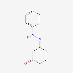 molecular formula C12H14N2O B8007335 (Z)-3-(2-Phenylhydrazono)cyclohexanone 