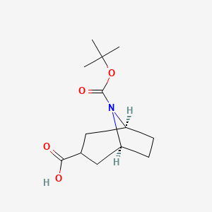 (1S,5S)-8-(tert-Butoxycarbonyl)-8-azabicyclo[3.2.1]octane-3-carboxylic acid