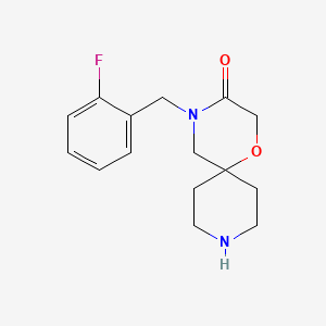 4-(2-Fluorobenzyl)-1-oxa-4,9-diazaspiro[5.5]undecan-3-one