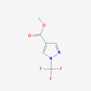 molecular formula C6H5F3N2O2 B8007442 Methyl 1-(trifluoromethyl)-1H-pyrazole-4-carboxylate 