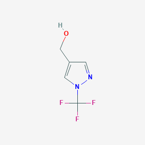 molecular formula C5H5F3N2O B8007449 (1-Trifluoromethyl-1H-pyrazol-4-yl)-methanol 