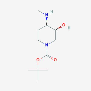 (3R,4S)-tert-butyl 3-hydroxy-4-(methylamino)piperidine-1-carboxylate