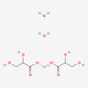 molecular formula C6H14CaO10 B8007565 DL-Gyceric Acid Calcium Salt 
