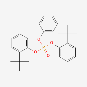 molecular formula C26H31O4P B8007569 Phosphoric acid, bis[(1,1-dimethylethyl)phenyl] phenyl ester CAS No. 261948-88-3