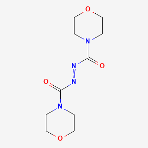 molecular formula C10H16N4O4 B8007572 N-(morpholine-4-carbonylimino)morpholine-4-carboxamide 