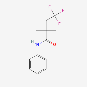 4,4,4-trifluoro-2,2-dimethyl-N-phenylbutanamide