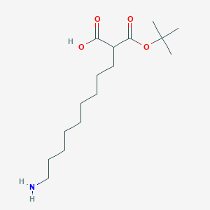 molecular formula C16H31NO4 B8007593 Boc-11-amino-undecanoic acid 