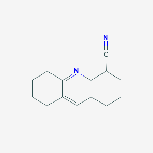 molecular formula C14H16N2 B8007649 4-Cyano-1,2,3,4,5,6,7,8-octahydroacridine 