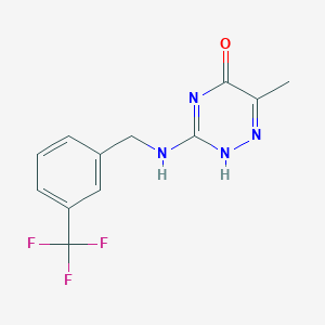 molecular formula C12H11F3N4O B8007783 CID 84464749 