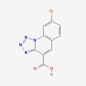 8-Bromotetrazolo[1,5-a]quinoline-4-carboxylic acid