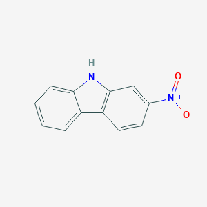 molecular formula C12H8N2O2 B080079 2-硝基-9H-咔唑 CAS No. 14191-22-1