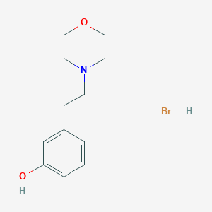 3-(2-Morpholin-4-ylethyl)phenol;hydrobromide