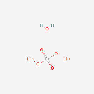 molecular formula CrH2Li2O5 B8008385 Lithium chromate hydrate 