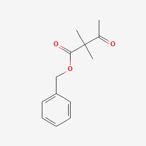 molecular formula C13H16O3 B8008401 Benzyl 2,2-dimethyl-3-oxobutanoate 