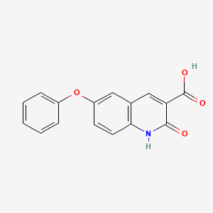 2-oxo-6-phenoxy-1H-quinoline-3-carboxylic acid