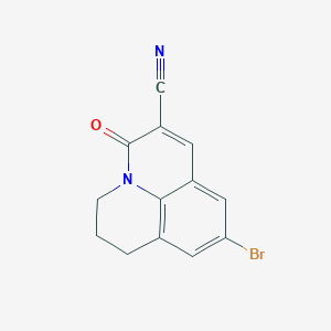 7-Bromo-2-oxo-1-azatricyclo[7.3.1.05,13]trideca-3,5,7,9(13)-tetraene-3-carbonitrile