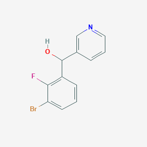 (3-Bromo-2-fluorophenyl)-pyridin-3-ylmethanol