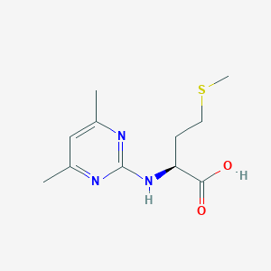 molecular formula C11H17N3O2S B8008544 (4,6-Dimethylpyrimidin-2-yl)-L-methionine 