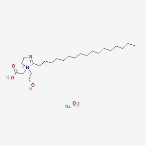 B080086 Sodium 1-(carboxymethyl)-2-heptadecyl-4,5-dihydro-1-(2-hydroxyethyl)-1H-imidazolium hydroxide CAS No. 13039-27-5