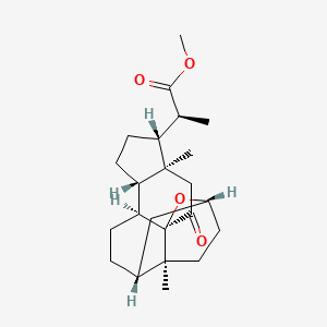 methyl (2S)-2-[(1R,4S,5R,8S,9S,12R,14R,17S)-4,17-dimethyl-2-oxo-18-oxapentacyclo[12.3.1.01,9.04,8.012,17]octadecan-5-yl]propanoate