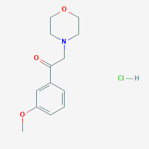 1-(3-Methoxyphenyl)-2-morpholin-4-ylethanone;hydrochloride
