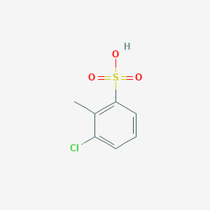 molecular formula C7H7ClO3S B8008682 3-氯-2-甲基苯磺酸 