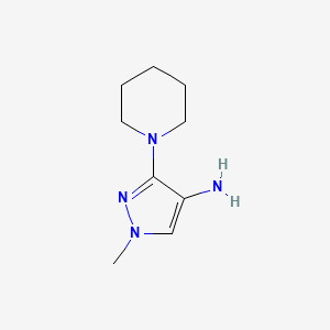 1-methyl-3-(piperidin-1-yl)-1H-pyrazol-4-amine