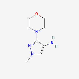 1-methyl-3-(morpholin-4-yl)-1H-pyrazol-4-amine