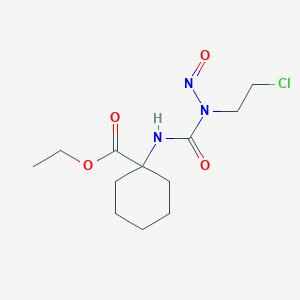 B080087 Cyclohexanecarboxylic acid, 1-(3-(2-chloroethyl)-3-nitrosoureido)-, ethyl ester CAS No. 13991-74-7