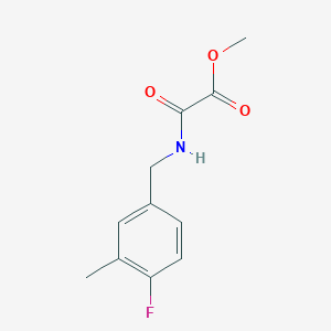 Methyl 2-((4-fluoro-3-methylbenzyl)amino)-2-oxoacetate