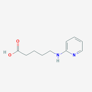 molecular formula C10H14N2O2 B8008773 5-[(Pyridin-2-yl)amino]pentanoic acid CAS No. 193817-83-3