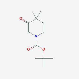 molecular formula C12H21NO3 B8008793 1-Boc-4,4-dimethyl-3-oxopiperidine 