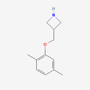 molecular formula C12H17NO B8008824 3-[(2,5-Dimethylphenoxy)methyl]azetidine 