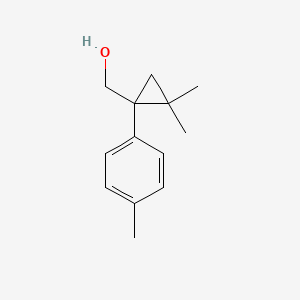 [2,2-Dimethyl-1-(4-methylphenyl)cyclopropyl]methanol