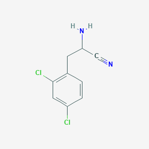 2-Amino-3-(2,4-dichlorophenyl)propanenitrile