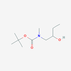 molecular formula C10H21NO3 B8008905 tert-butyl N-(2-hydroxybutyl)-N-methylcarbamate 