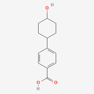 molecular formula C13H16O3 B8008929 4-(4-羟基环己基)苯甲酸 