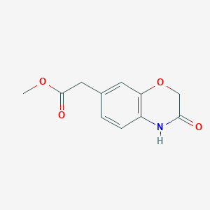 Methyl 2-(3-oxo-3,4-dihydro-2H-benzo[b][1,4]oxazin-7-yl)acetate