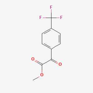 molecular formula C10H7F3O3 B8008958 Methyl 2-oxo-2-(4-trifluoromethylphenyl)acetate 