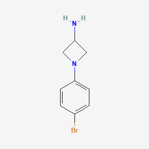 1-(4-Bromophenyl)azetidin-3-amine