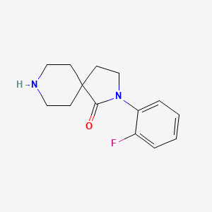 2-(2-Fluorophenyl)-2,8-diazaspiro[4.5]decan-1-one