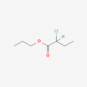 molecular formula C7H13ClO2 B8009067 Propyl 2-chlorobutanoate CAS No. 62108-71-8