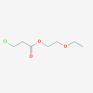 molecular formula C7H13ClO3 B8009077 3-Chloropropionic acid, 2-ethoxyethyl ester 