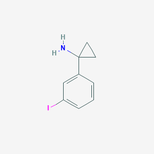 Cyclopropanamine, 1-(3-iodophenyl)-